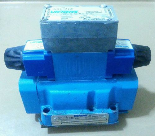 NEW VICKERS DIRECTIONAL VALVE DG5S4-046C-M-WB-50, PILOT VALVE DG4V3-6C-M-WB-40