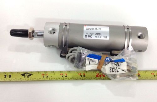 SMC 145PSI 1.00MPA PNEUMATIC CYLINDER NNB CDG1UN32-75-K79