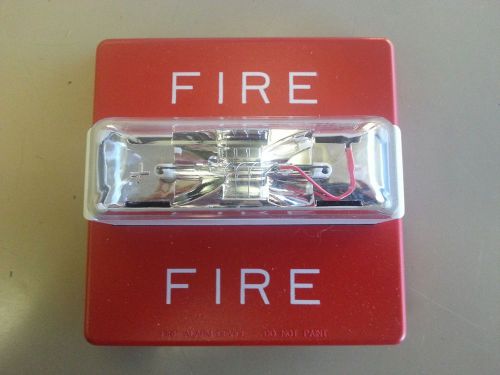 Wheelock rss-24mcw-fr-ul/ulc 24vdc fire alarm strobe 129400 for sale