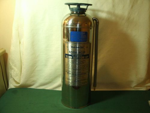 FIRE EXTINGUISHER GENERAL CHROME SS-15B 500LB SODA ASH