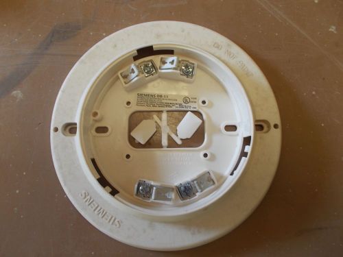 Siemens Smoke Detector Bases DB-11/-11E