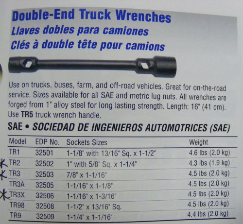 Ken-tool double-end truck wrenches 32503 for sale