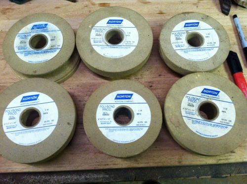 NORTON BEAR-TEX POLYBOND GRINDING WHEELS 6 PC  6 X 2 X 1-1/4 deburring wheel