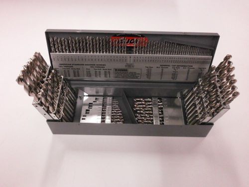 Rocky Mountain Twist 115pc BRIGHT USA 1/16&#034;-1/2&#034; A-Z #1-#60 Drill Set 860 959SO