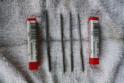 4 Reamers (1pc .124) (2pc .126) (1pc .1245) HSS