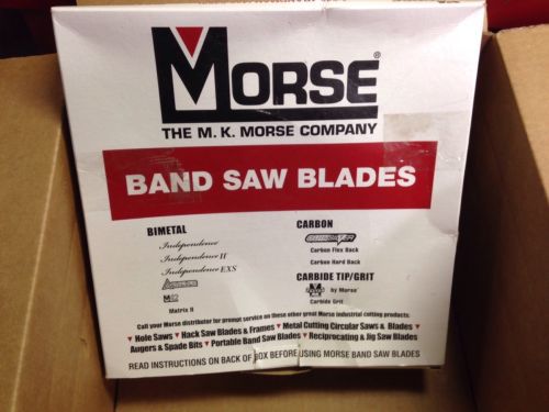 2 MORSE BAND SAW BLADES 7&#039;5&#034; MAT 1/2 35 10/14 4WB98