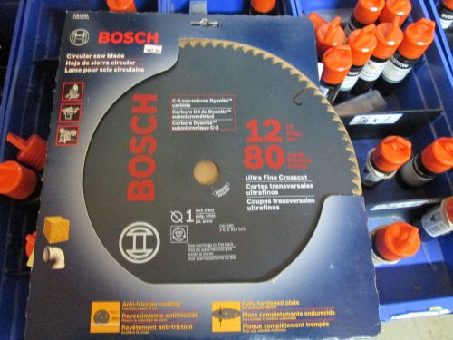 BOSCH 12&#034; X 80T CARBIDE TIP  MITER / TABLE SAW BLADE