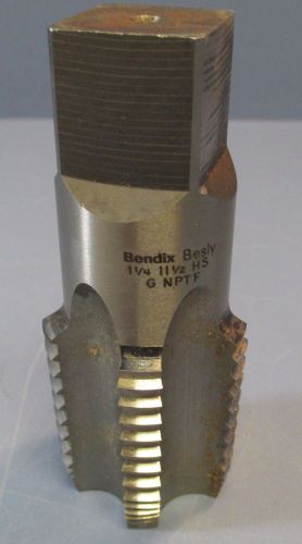 USED Bendix Besly Plug Tap, 1 1/4- 11 1/2, HS G, NPTF, 5 Flute