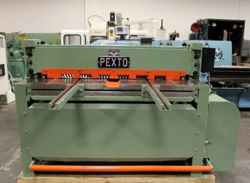 #12-u-4j pexto 4&#039; x 12 gauge mechanical shear (new 1968) for sale