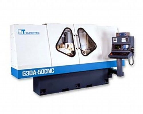 8&#034; dia. 20&#034; l supertec g20p-50cnc od grinder, fanuc oi-tc cnc for sale