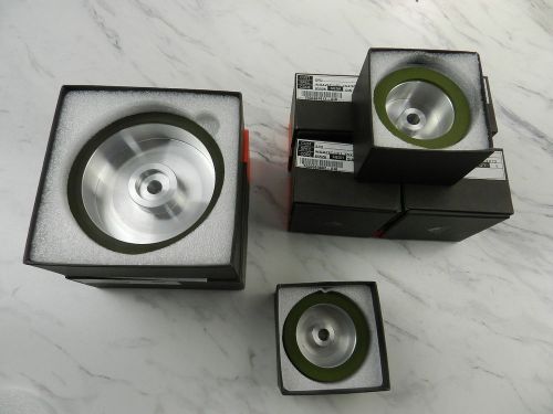 Lot 8 Diamond Grinding Wheels 2&#034; 4&#034; cup 3&#034; 5&#034; wheels 1000 to 2500 MESH New