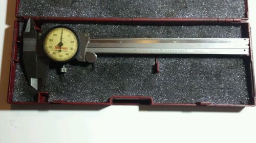 The L.S. STARRETT Co. Athol, Mass. USA No. 120A 0 - 6” .001” Yellow Dial Caliper