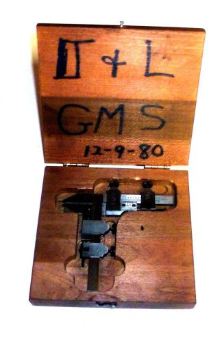 Starrett 456az gear tooth vernier caliper from j &amp; l steel machine shop for sale