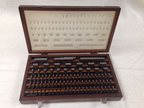 MITUTOYO GAUGE BLOCK SET Grade A+ 81 Pieces .050 - 4.000 516-902 BE1-81 A+