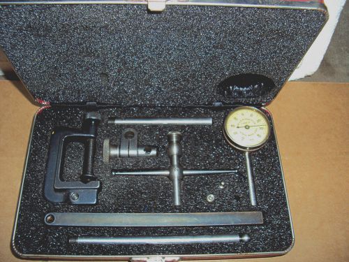 STARRETT MACHINIST UNIVERSAL BACK PLUNGER DIAL INDICATOR SET