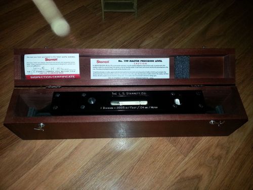 Starrett precision level 199z for sale