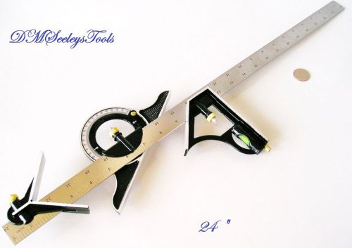 Combination  tri square protractor level new 24 inch for sale