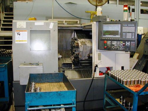 2008 okuma lb-3000ex 500 cnc lathe - toolholders - chip conveyor for sale