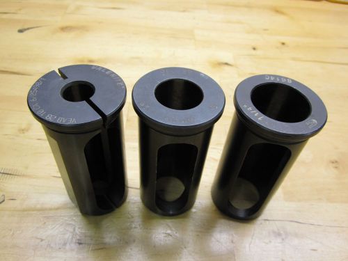 TOOL HOLDER BUSHING 3 IN LOT 1-3/4&#034; OD LENGTH 3.8&#034;