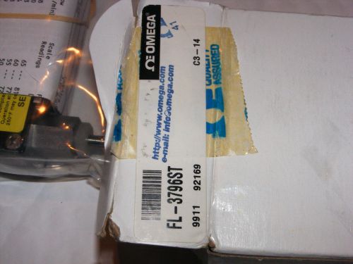 Omega fl-3796st flowmeter- 1/4&#034; npt-ss- 0 - 60 ml/min -nib for sale