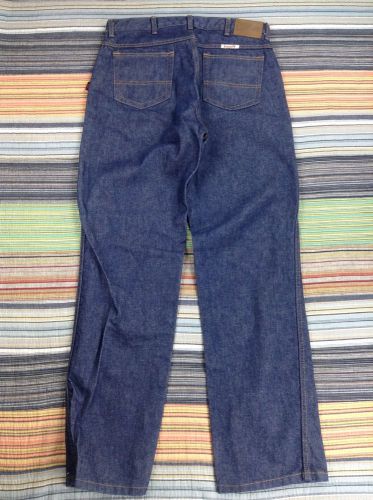 Mens Armorex FR UniFirst Jeans 36x32 Raw Denim Pants Welding Pipeline Drilling