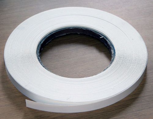 White pre-glued 13/16&#034; x 250 ft edgebanding