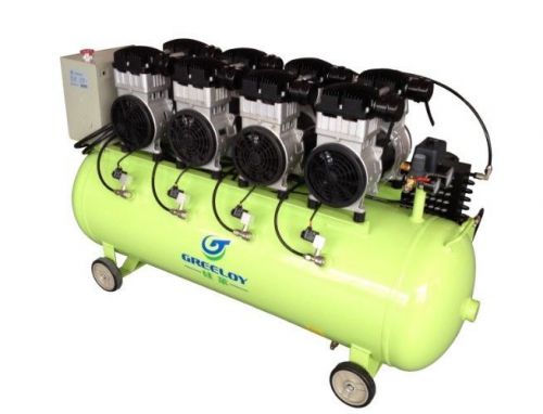 Dental Noiseless Oil Free Oilless Air Compressor Motor GA-164 6400W Tank 200L