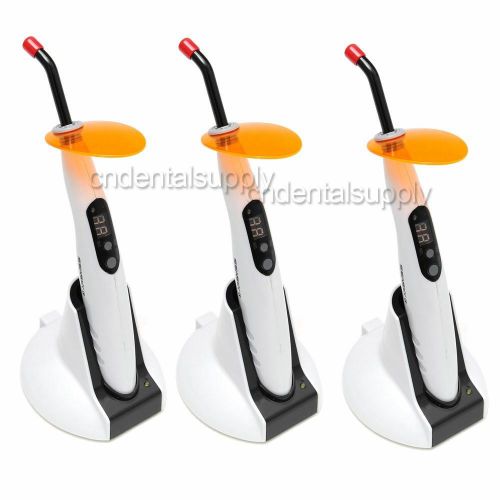 3 Dental Wireless Cordless Curing Light Lamp  5W 1400mw Class II