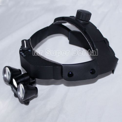 Dental 2.5X Surgical Binocular Medical Loupe With LED Light Wireless Free Ship