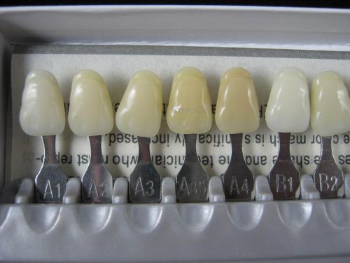Цвета зубных протезов по шкале фото