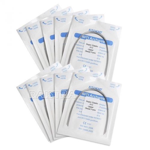 200 Packs New Dental Super Elastic Nitinol Arch Wire Round Oval Form All Size