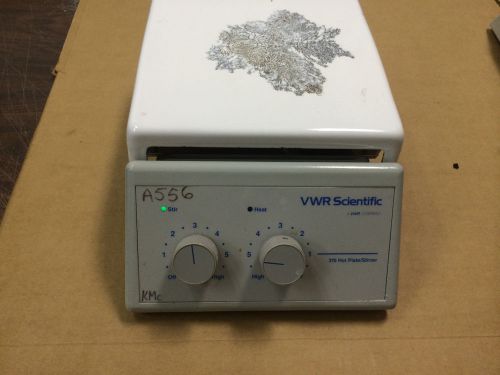 VWR Scientific Model 370 Ceramic Top Hot Plate Stirrer Cat. No. 33918-239