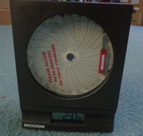 DICKSON SL4350C7 TEMPERATURE CHART RECORDER