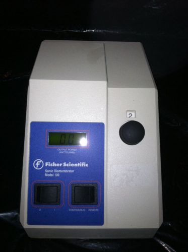 FISHER SCIENTIFIC D-100 MODEL 100 SONIC DISMEMBRATOR