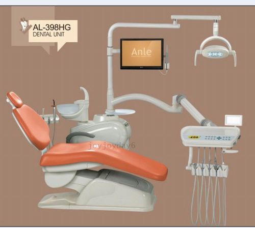 Dental unit chair fda ce approved al-398hg model hard leather for sale