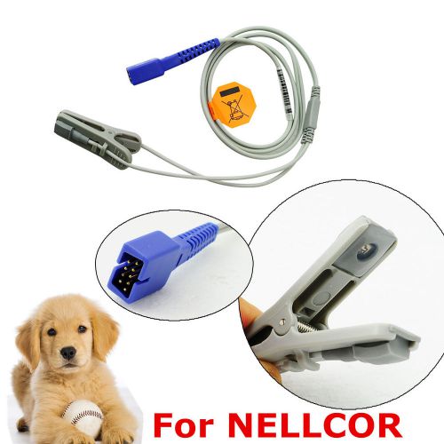 9 pin oximax veterinary spo2 ear lingual sensor vet probe for nellcor animals a+ for sale