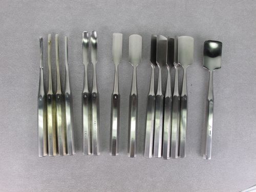 ZIMMER GOUGE 14 PC SET 1/4 - 1 1/2