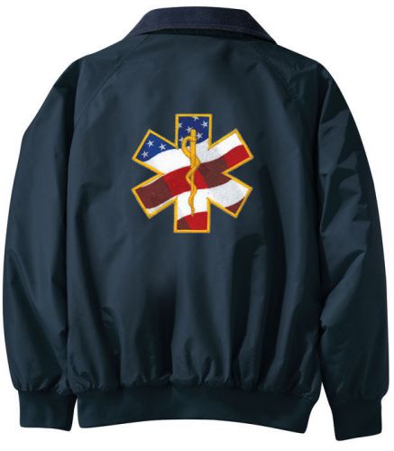 EMT EMS Embroidered Jacket - Jacket Back - Sizes XS thru XL