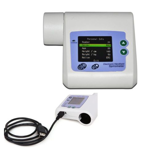 CE Certified Spirometer Digital VC Lung Spirometer PEF FEFV1 FEF lung volume