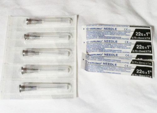 99pcs terumo 22g x 1&#034; animal pet cat hypodermic needles sharps CRF .70mm x 25mm