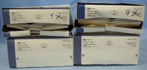 37 assorted pkgs covidien v-loc 180 wound closure devices for sale