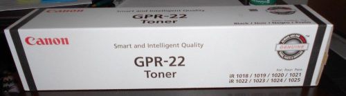 Genuine Canon GRP 22 Black Toner IR 1018/10/19/1020/1021/1022/1023/2024/1025