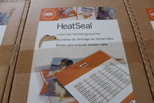 10 ml Very Rigid GBC HeatSeal Laminating Letter Size Pouches 50pk