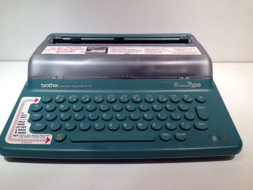 BROTHER PY 75 PERSONAL TYPE Electric Typewriter Battery Operated