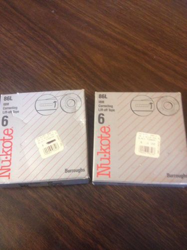 Nu-Kote 86L IBM Selectric Lift-Off Tape 6 pack Nukote 86 l, Typewriter Supplies