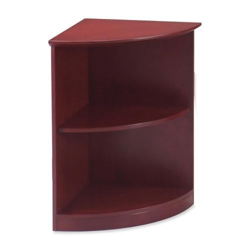 MLNVBQ2CRY 2-Shelf Quarter Round Bookcase,19&#034;x19&#034;29-1/2&#034;,Sierra CY