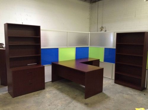 Mahogany Laminate Wooden Desks