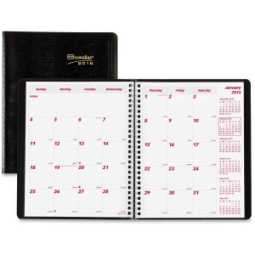 Rediform Plannerplus Monthly Planner - Monthly - 7.13&#034; X 8.88&#034; - (cb1200nblk)