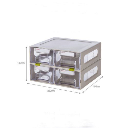 Multi-Box Medium 4 Drawers My Room System Plastic Tool Box Multipurpose