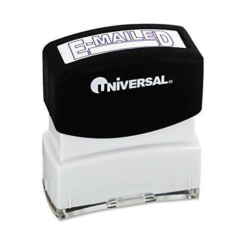 Universal Office Products 10058 Message Stamp, E-mailed, Pre-inked/re-inkable,